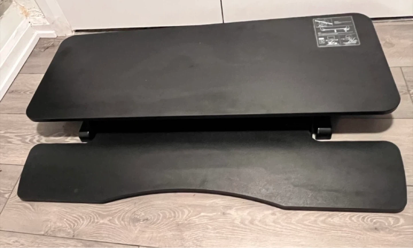 Black Standing Desk Riser VIVO 42" - photo 2