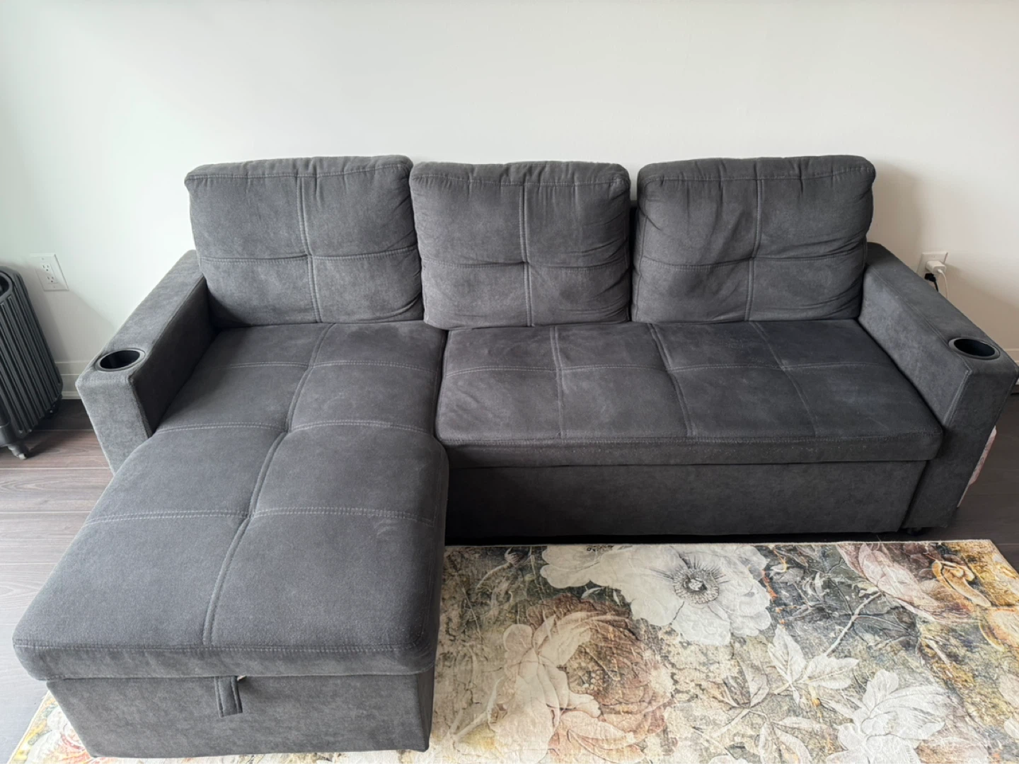 Sofa Bed with Storage – Excellent Condition - photo 2