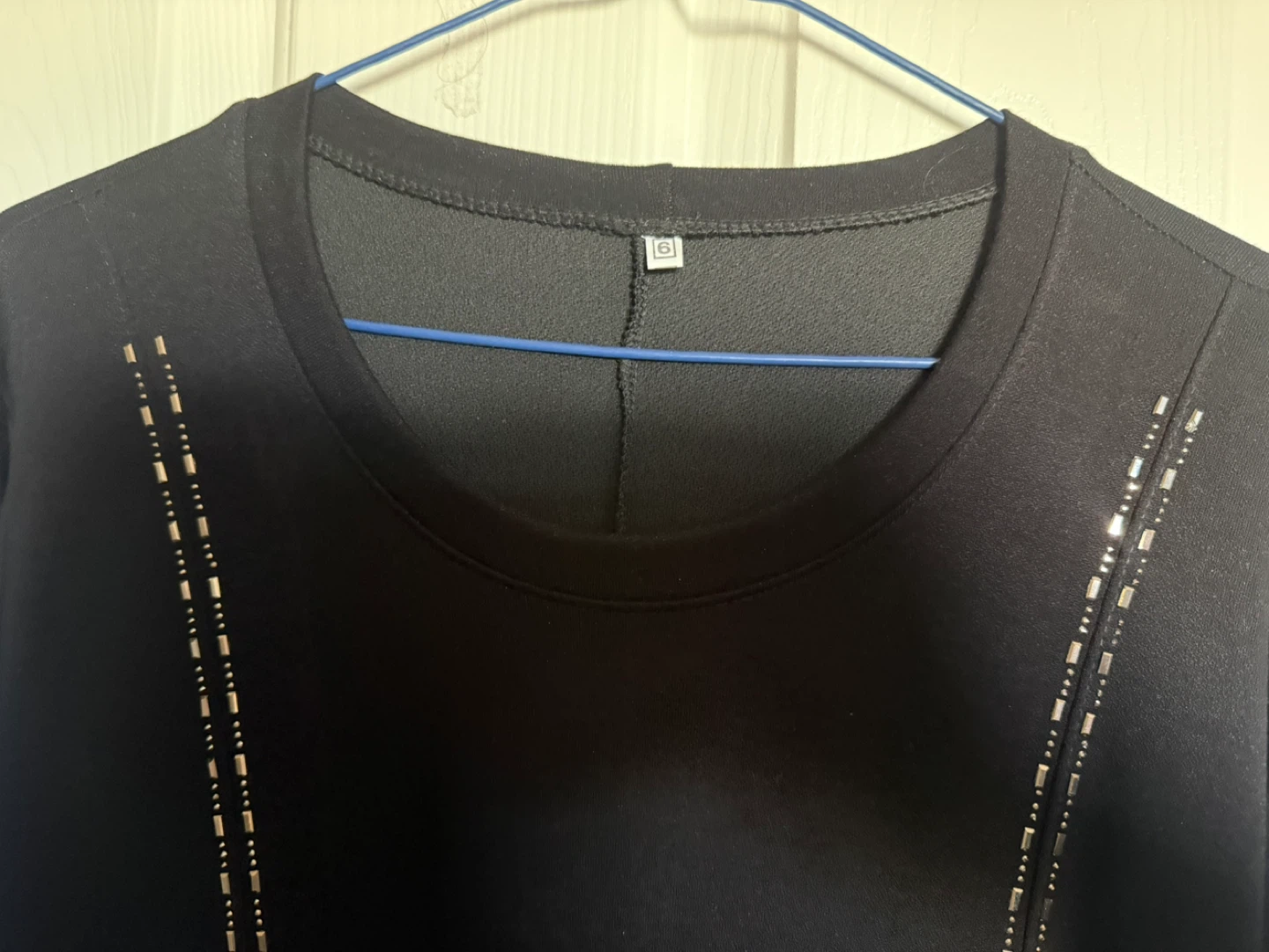Black Abaya Dress with Embellishments - photo 3