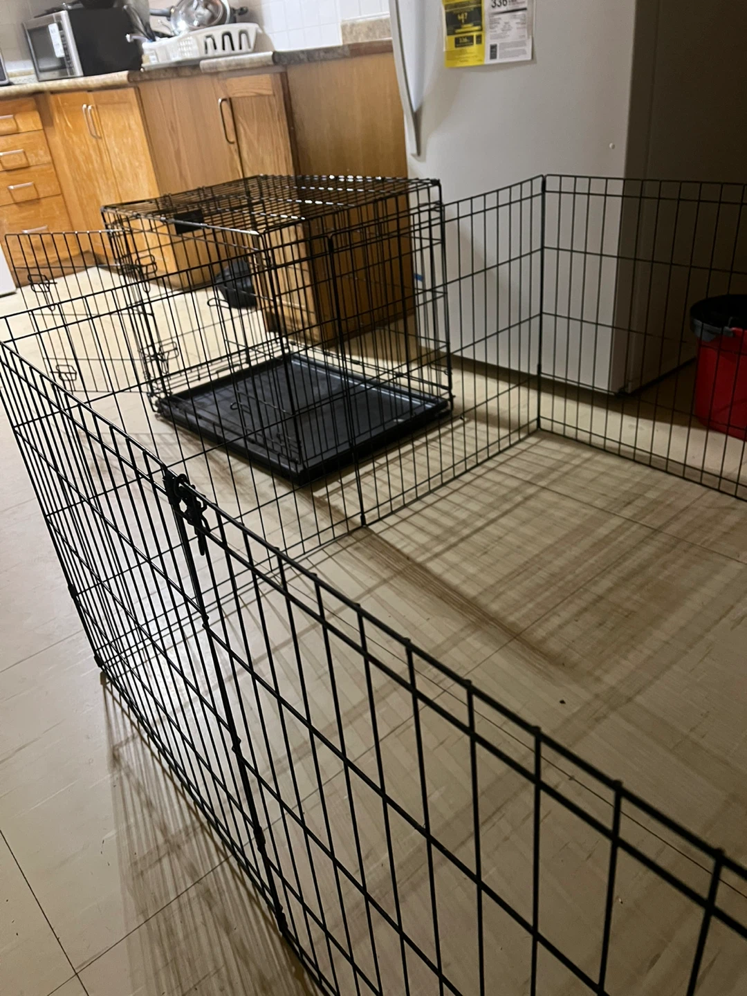 Wire Dog Crate and Playpen Set - photo 3