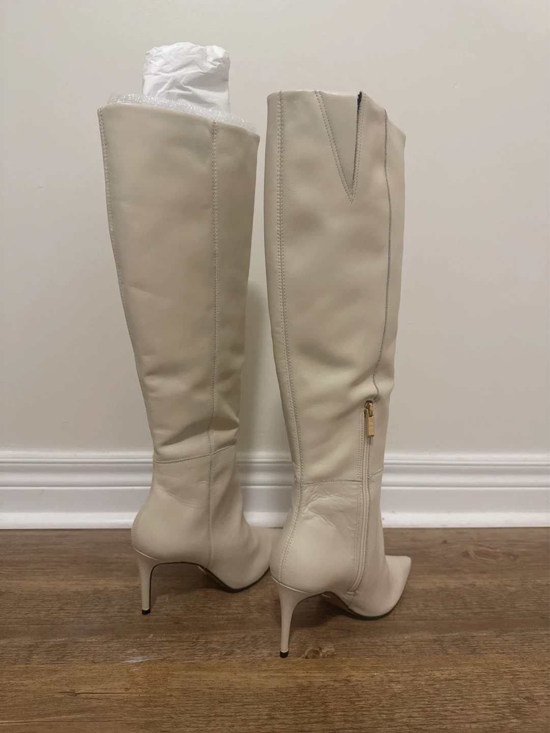 L'intervalle Bushra Cream Knee-High Boots - SIZE 38 - photo 4