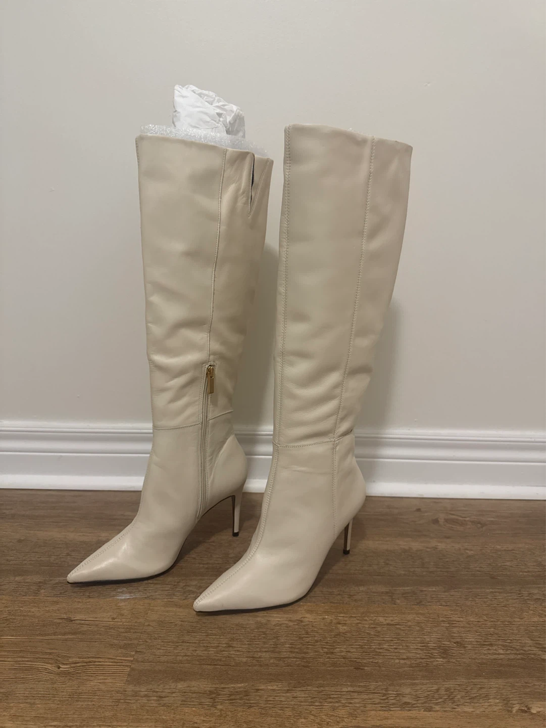 L'intervalle Bushra Cream Knee-High Boots - SIZE 38 - photo 3