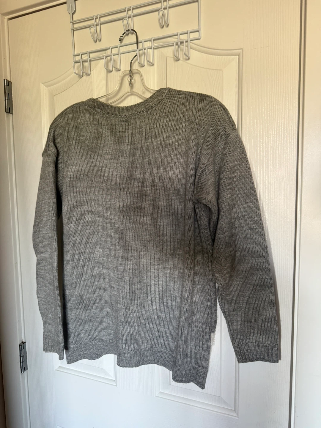 Grey Snowman Christmas Sweater - photo 2