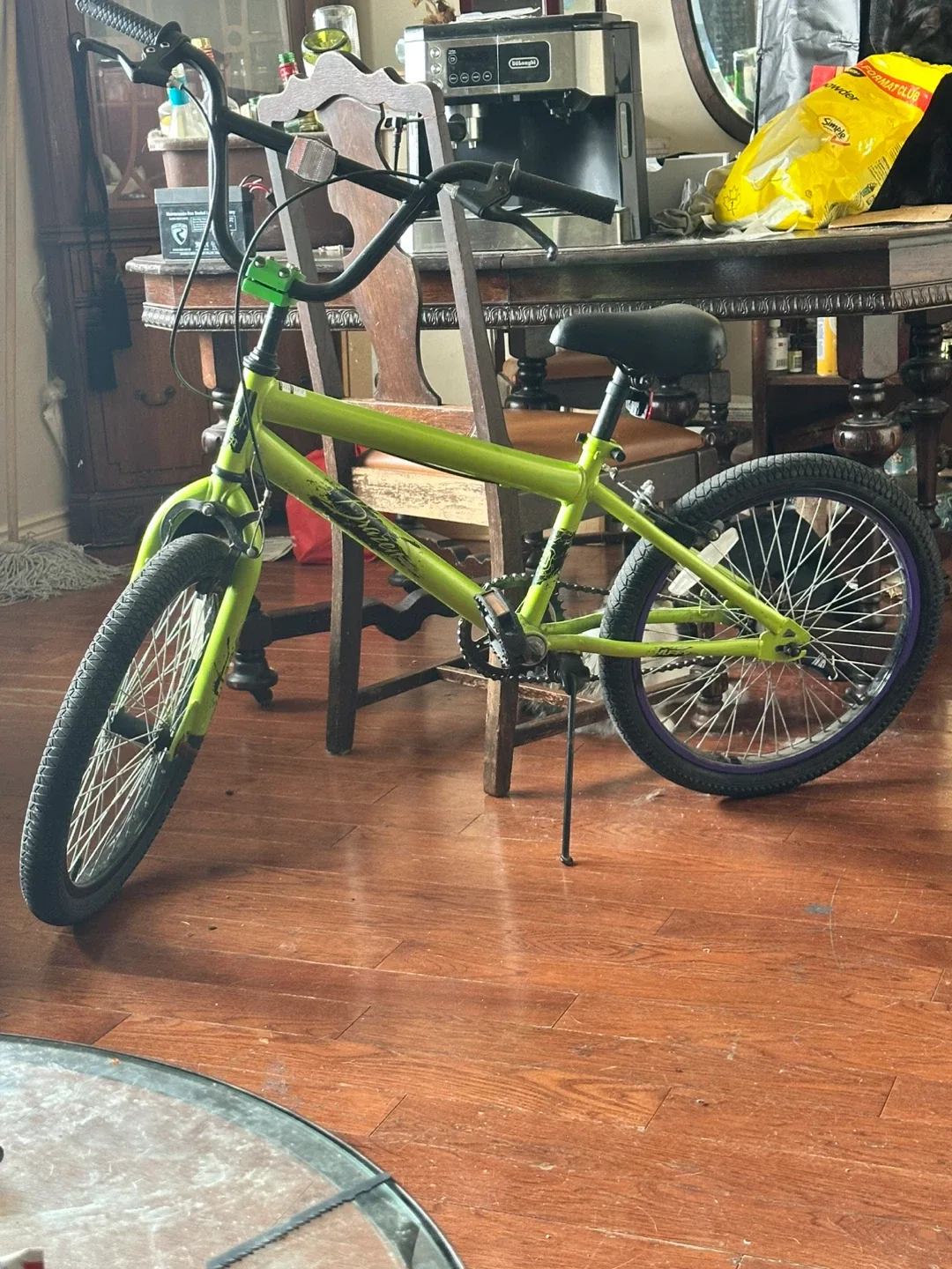 Lime Green huffy BMX Bike