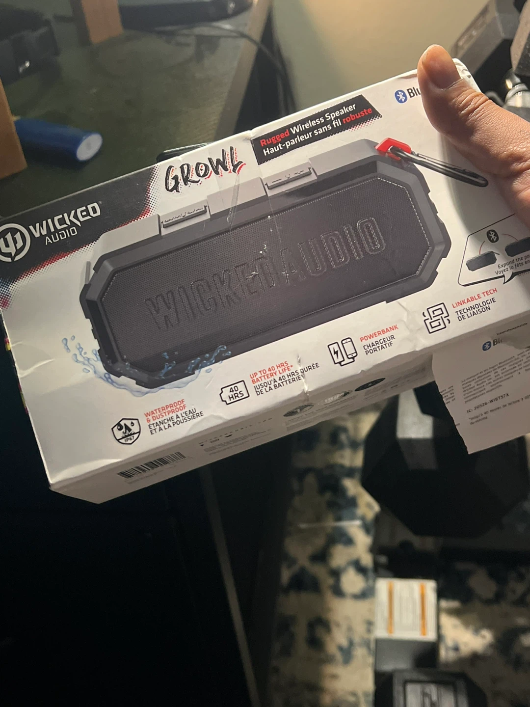 Wicked Audio GROWL Rugged Wireless Speaker