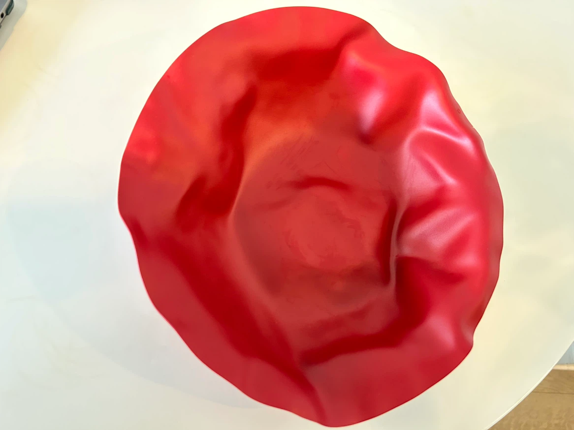 Alessi Red "Jubilee" Fruit Bowl by Lluis Clotet - photo 3