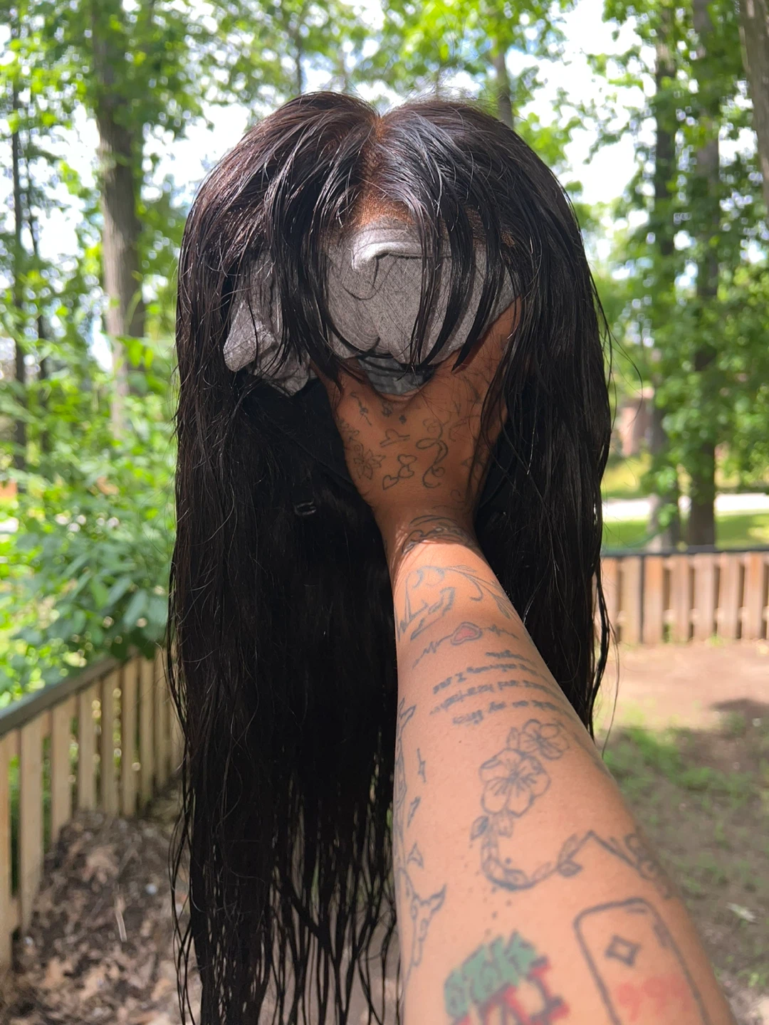 Human hair wig 36” with bangs - photo 3