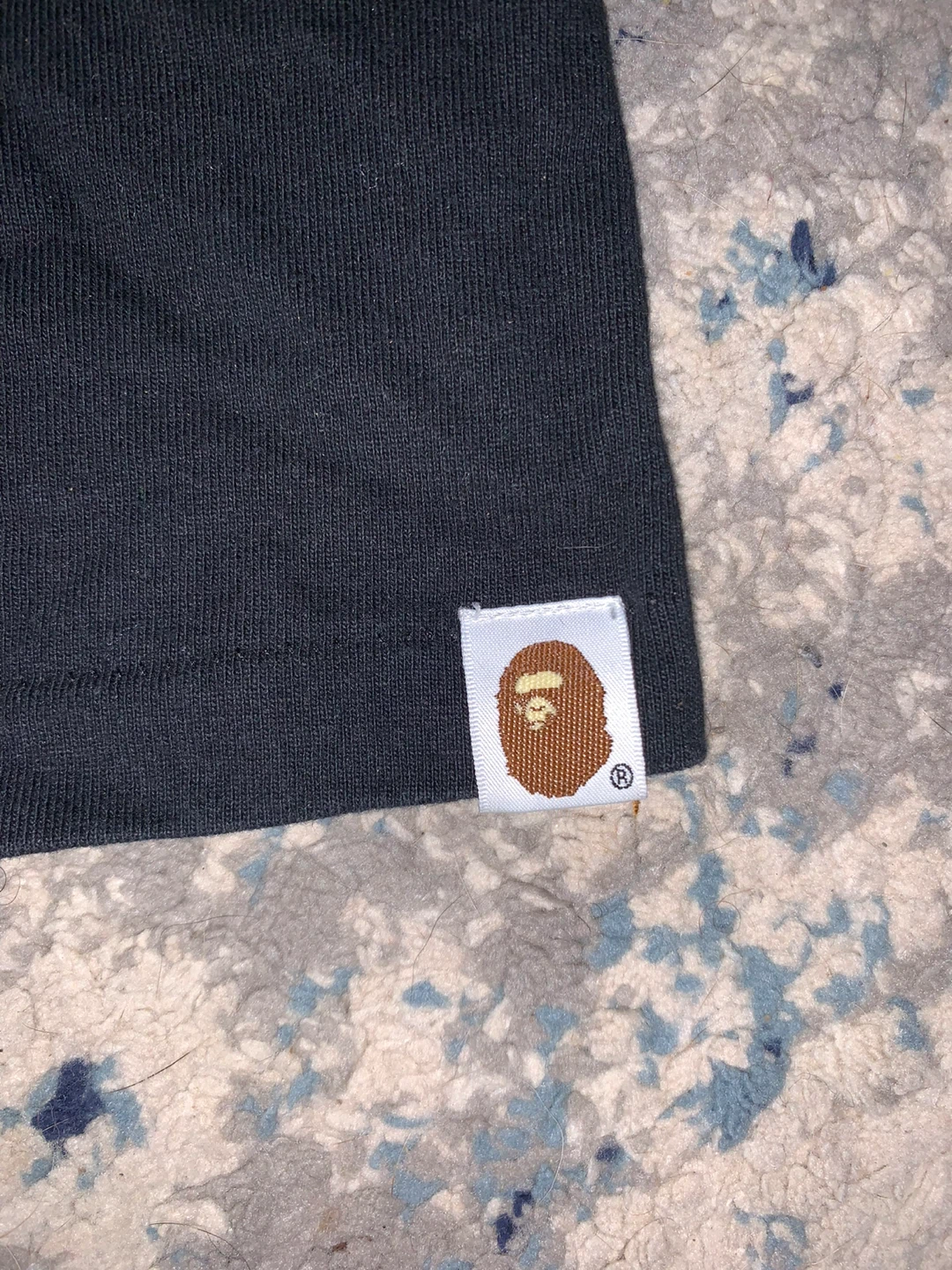 BAPE A Bathing Ape Camo Shark Face T-Shirt - photo 3