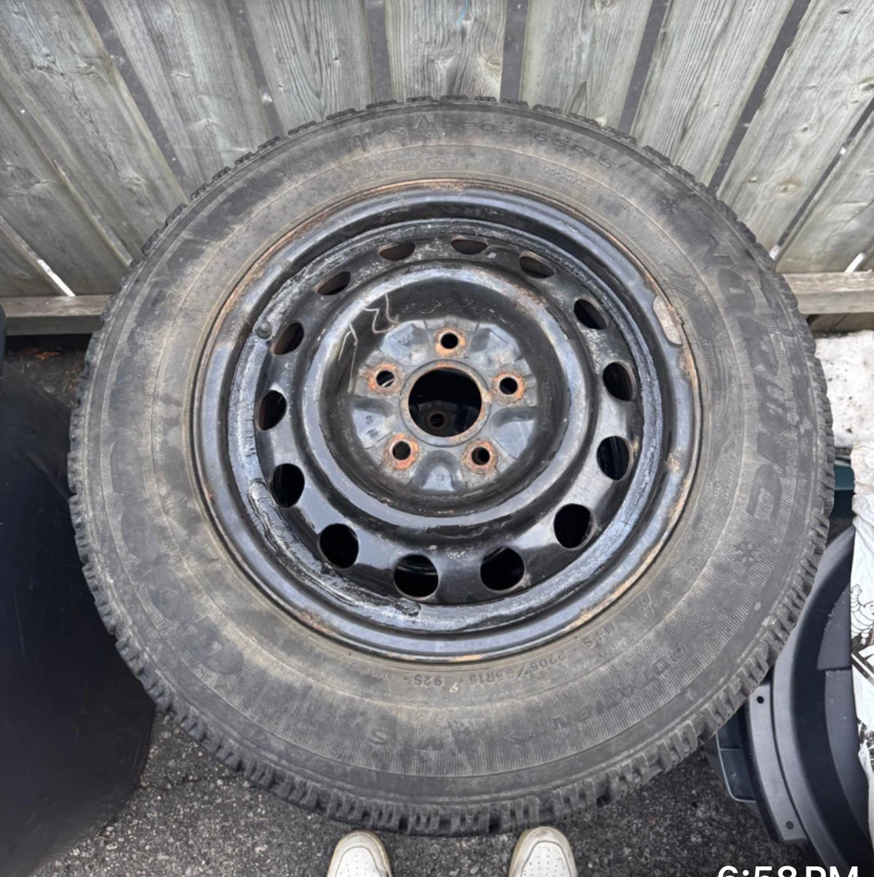 Four Winter Tires on Rims - photo 3
