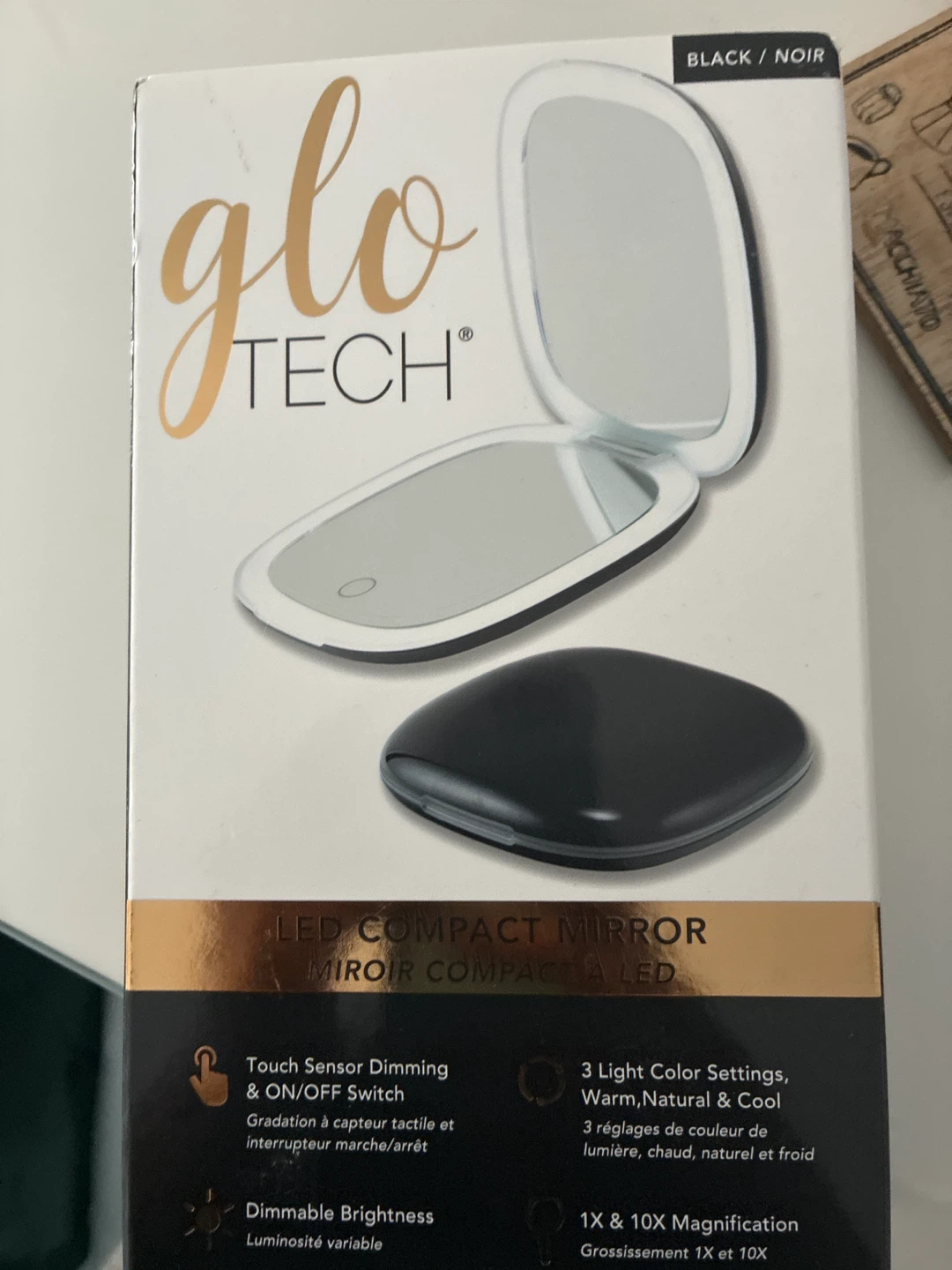 GloTech LED Compact Mirror
