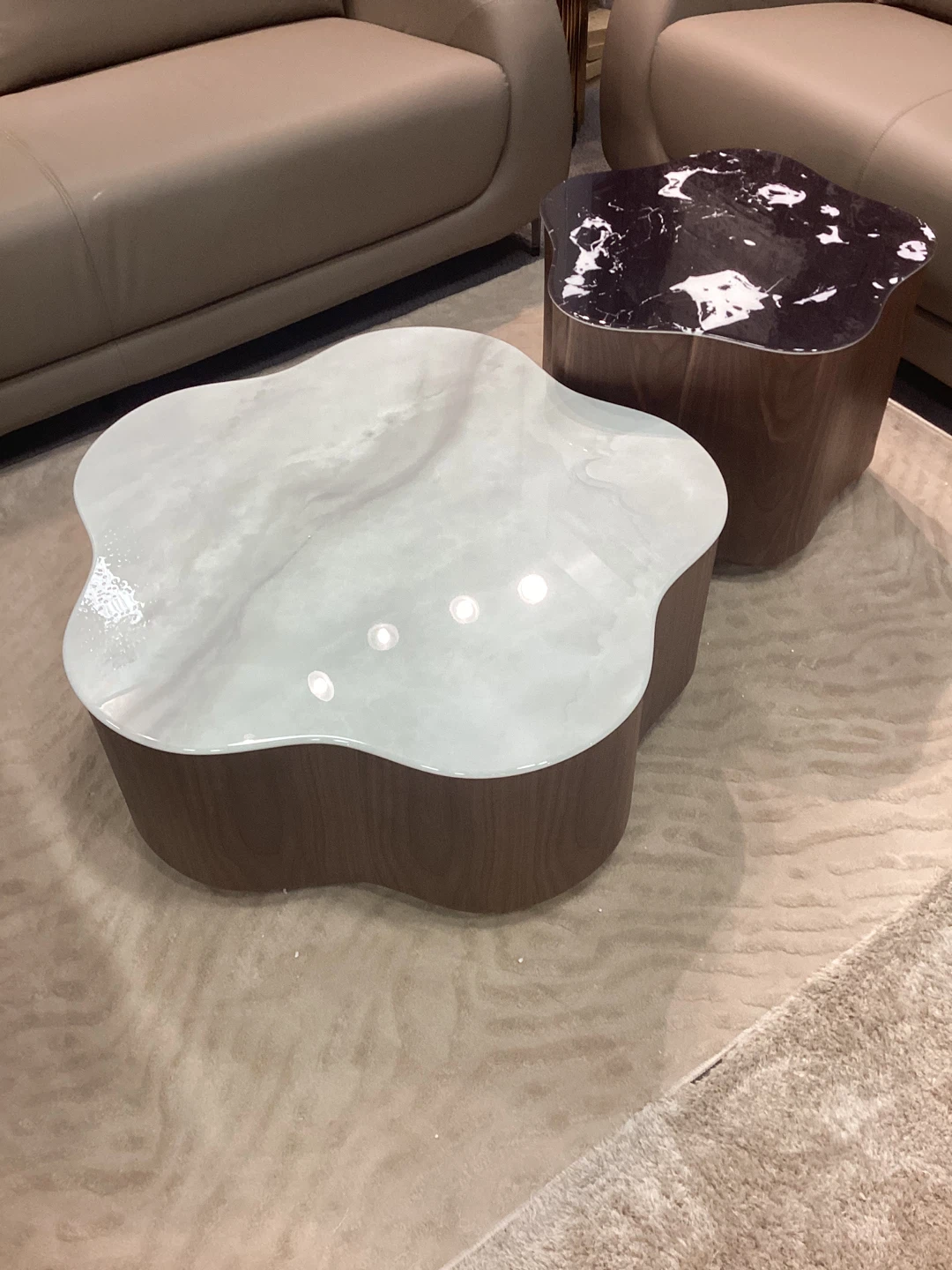 Unique Cloud-Shaped Coffee Table