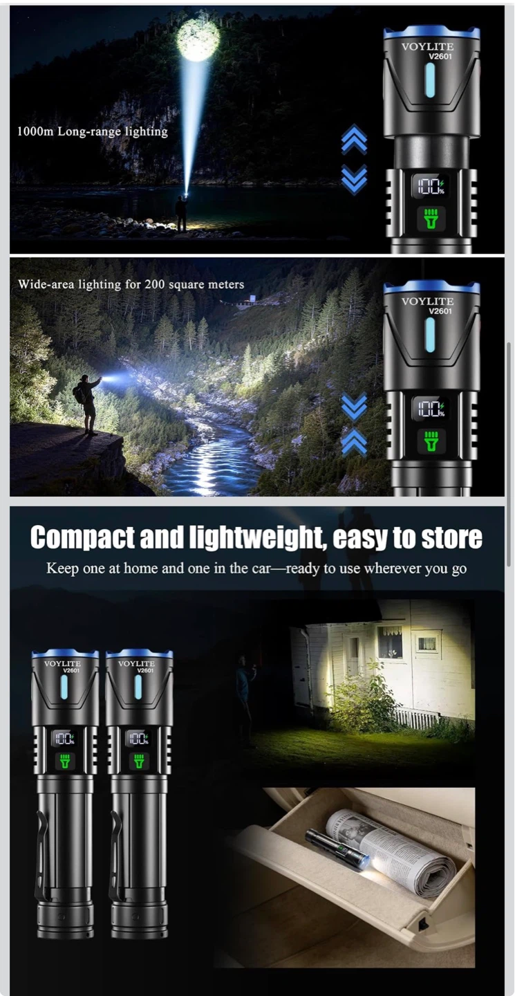 Super Bright LED Flashlight 2-Pack - photo 3