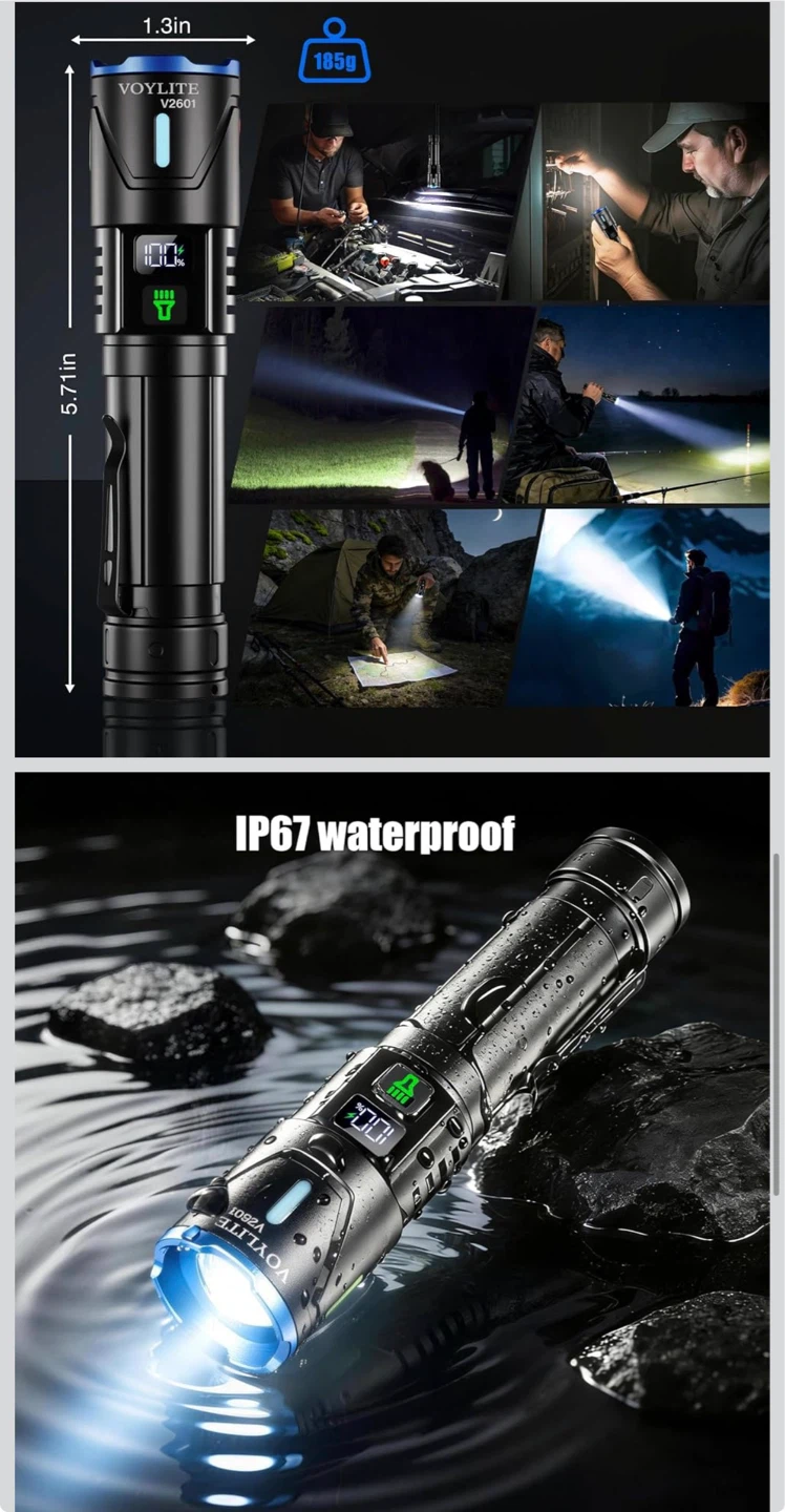 Super Bright LED Flashlight 2-Pack - photo 4