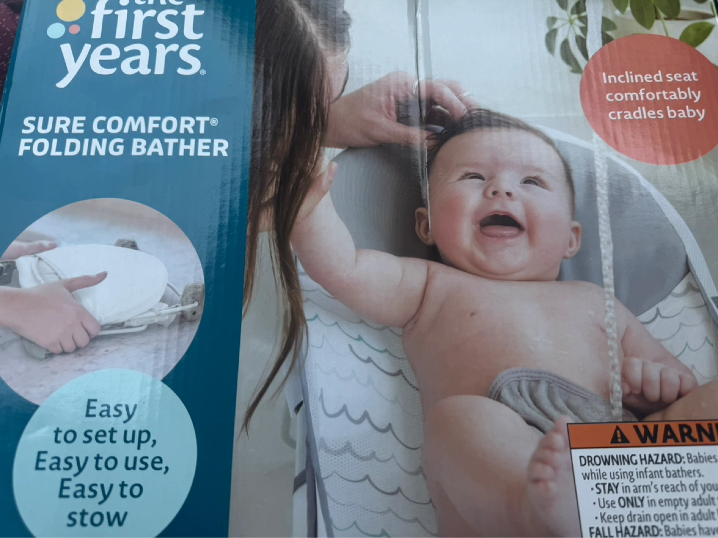 (BRAND NEW) The First Years Sure Comfort Folding Bather