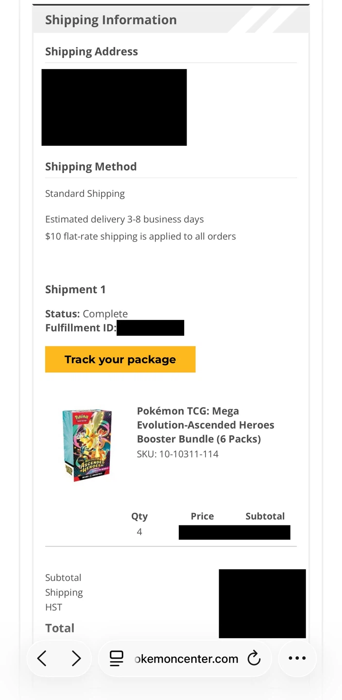 Pokémon TCG Mega Evolution Ascended Heroes Booster Bundle