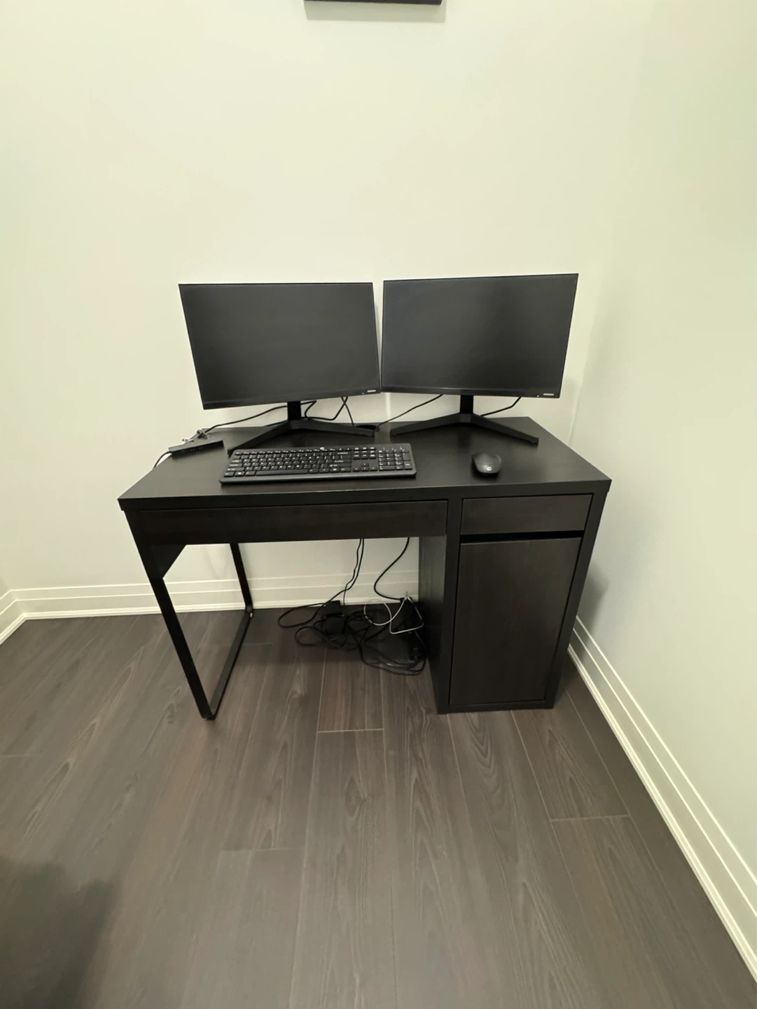 2 IKEA Work Desks with Storage – Excellent Condition - photo 2