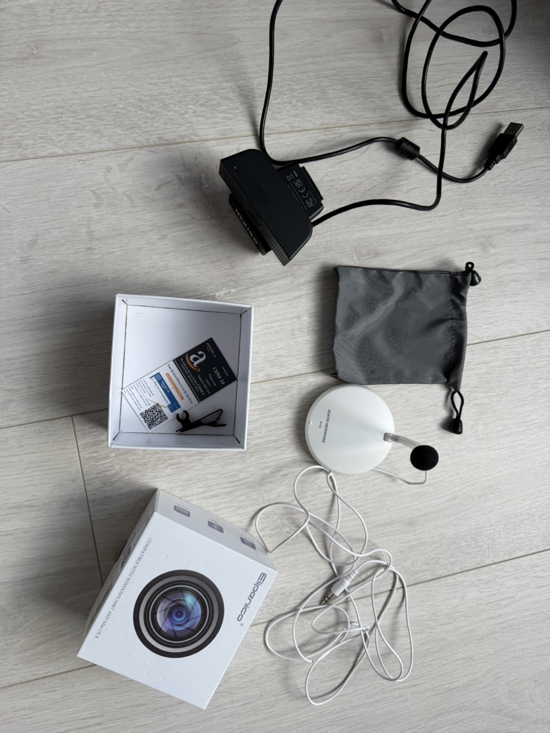 Elipdico Desktop Microphone + camera pc