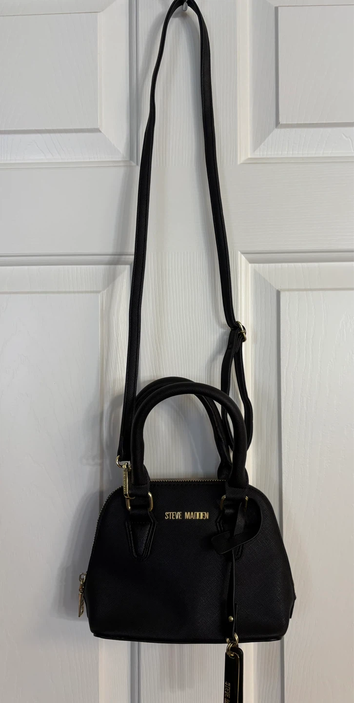 Steve Madden Black Satchel Mini Handbag