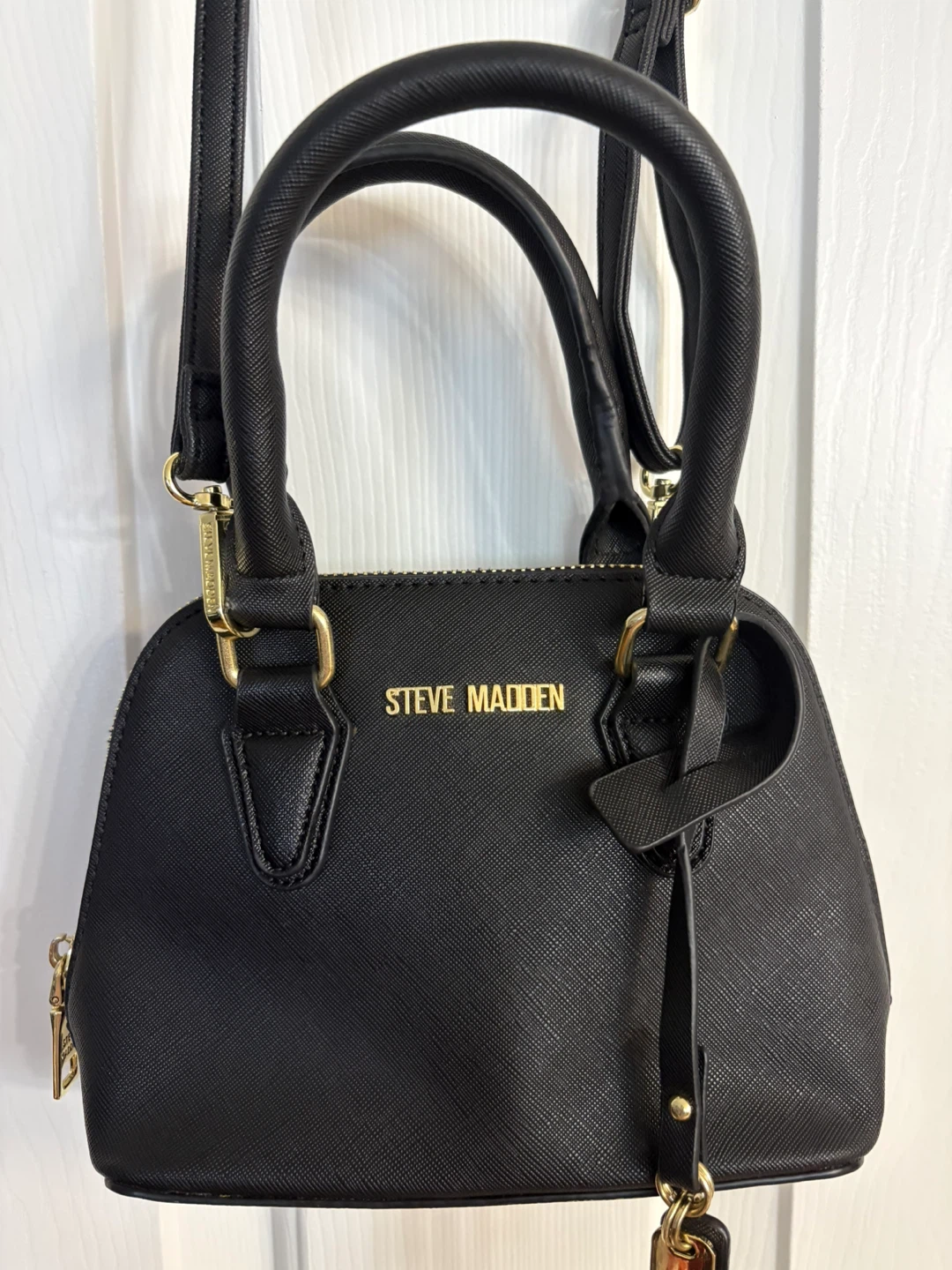 Steve Madden Black Satchel Mini Handbag - photo 2