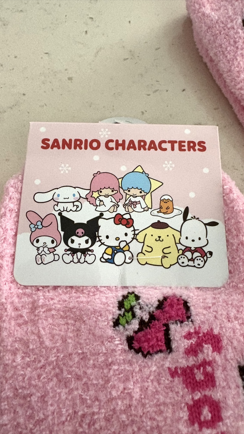 Pink My Melody Fluffy Character Socks - photo 5