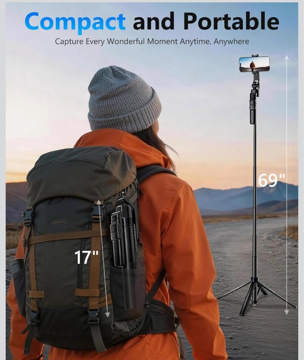360 Auto Face Tracking Phone Tripod - photo 5