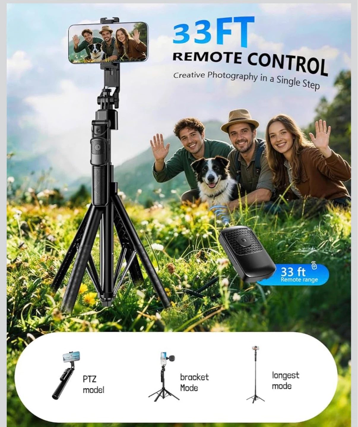 360 Auto Face Tracking Phone Tripod - photo 4