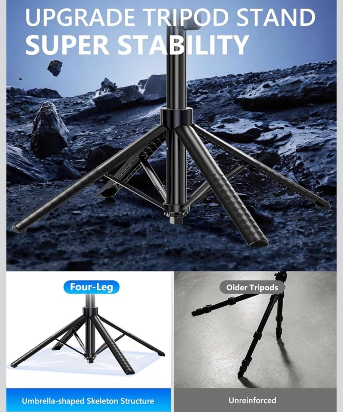 360 Auto Face Tracking Phone Tripod - photo 3