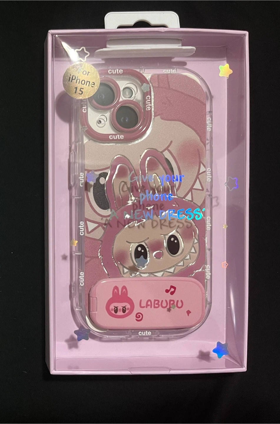 LABUBU "A NEW DRESS" Phone Case for iPhone 15