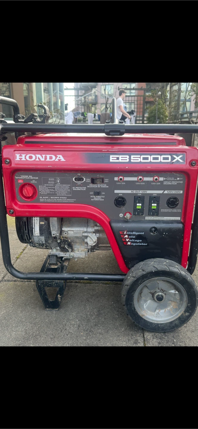Honda Generator EB5000X OBO