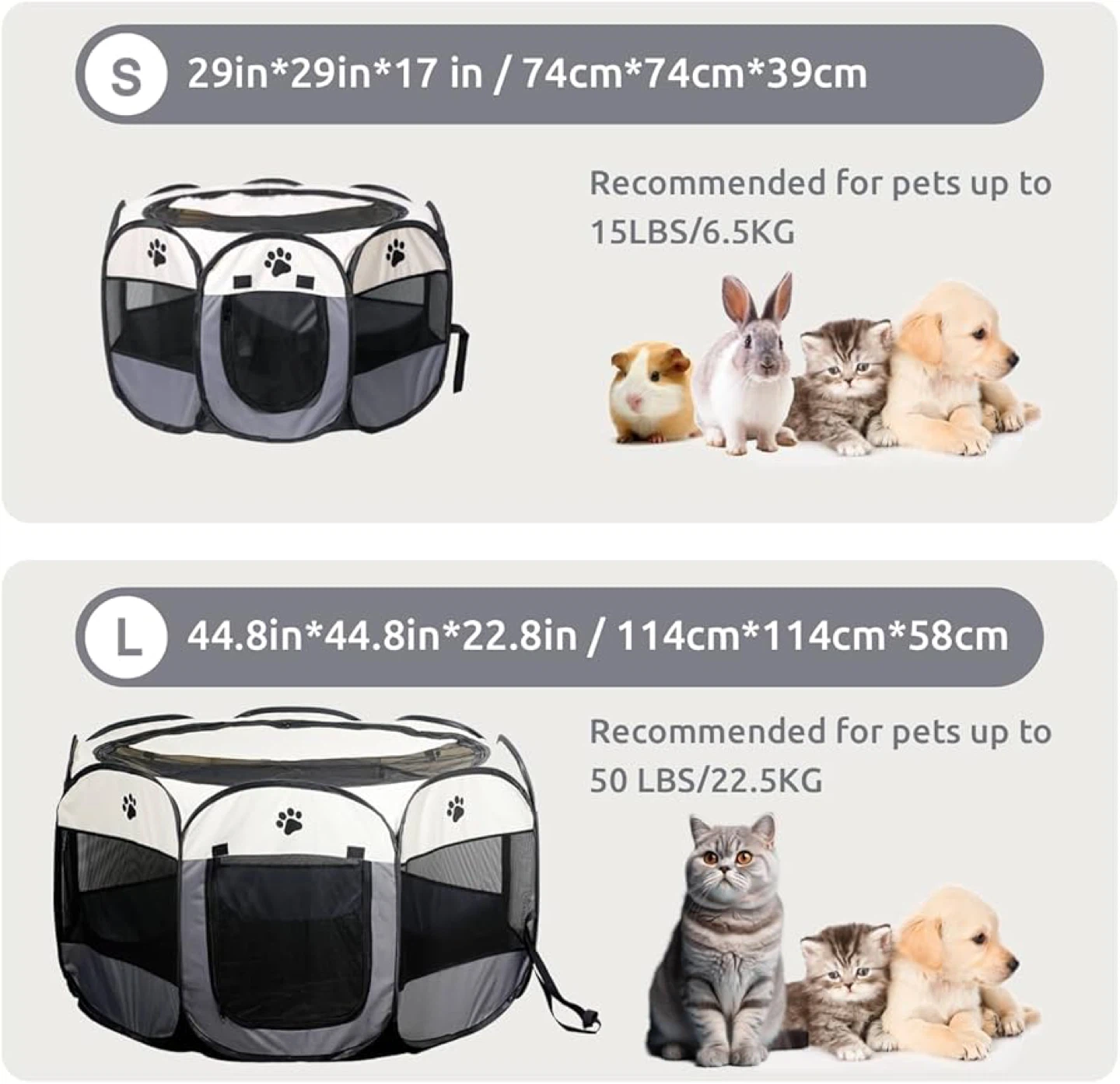 SENCONE Portable Pet Playpen - new - photo 3