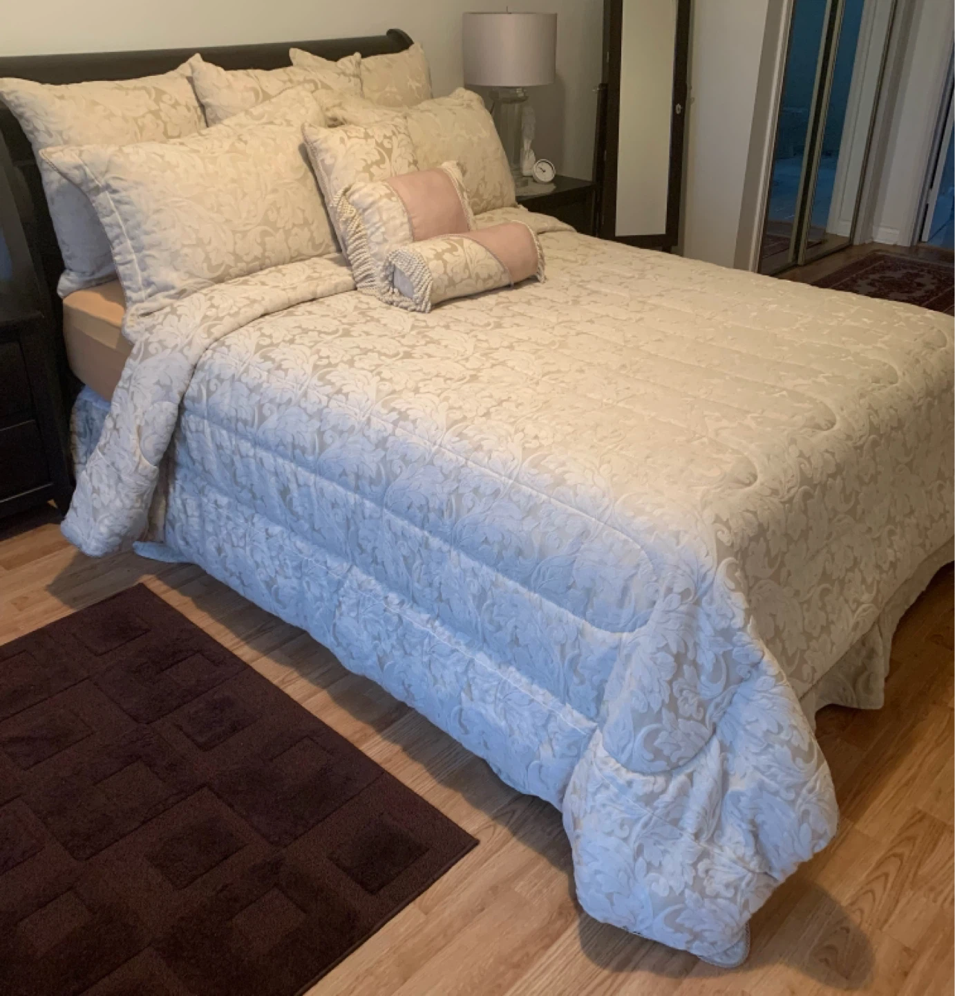 Custom Made King Size Bedding and Curtain Panels - photo 2