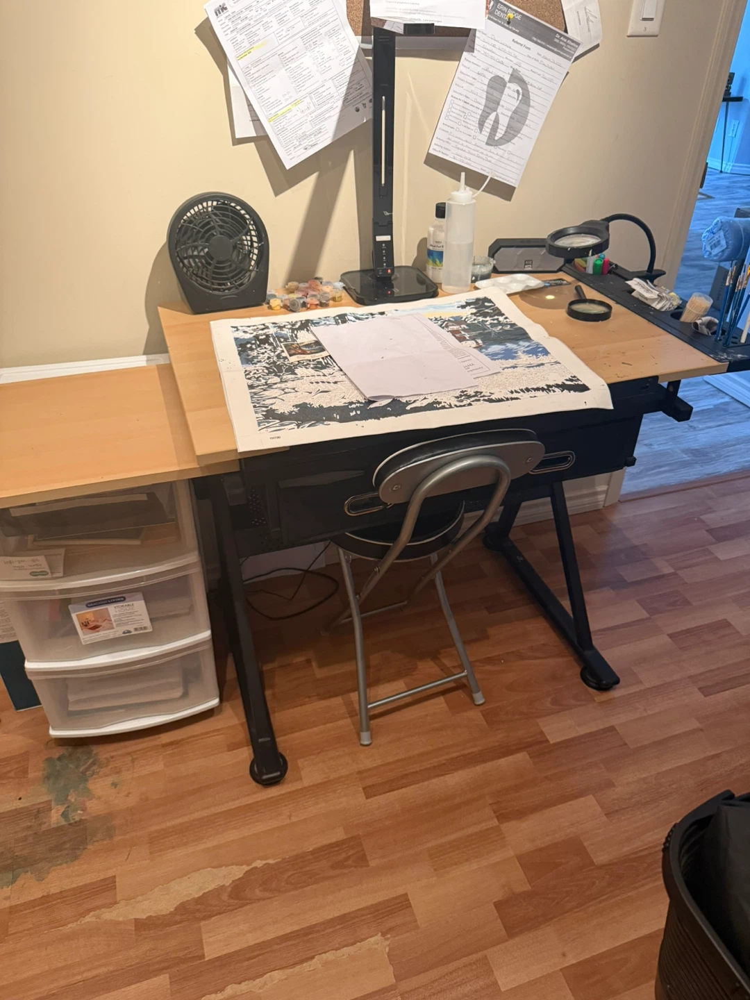 Adjustable Drafting Table