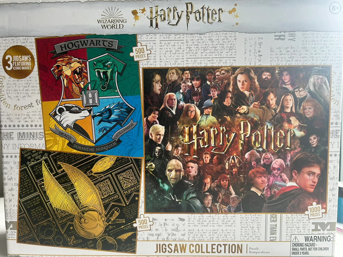 $25 - 3-in-1 - Harry Potter Jigsaw Puzzle Collection
