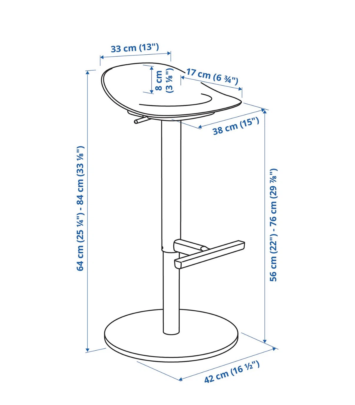 Brand New in Box IKEA JANINGE Bar Stools x2 - photo 5
