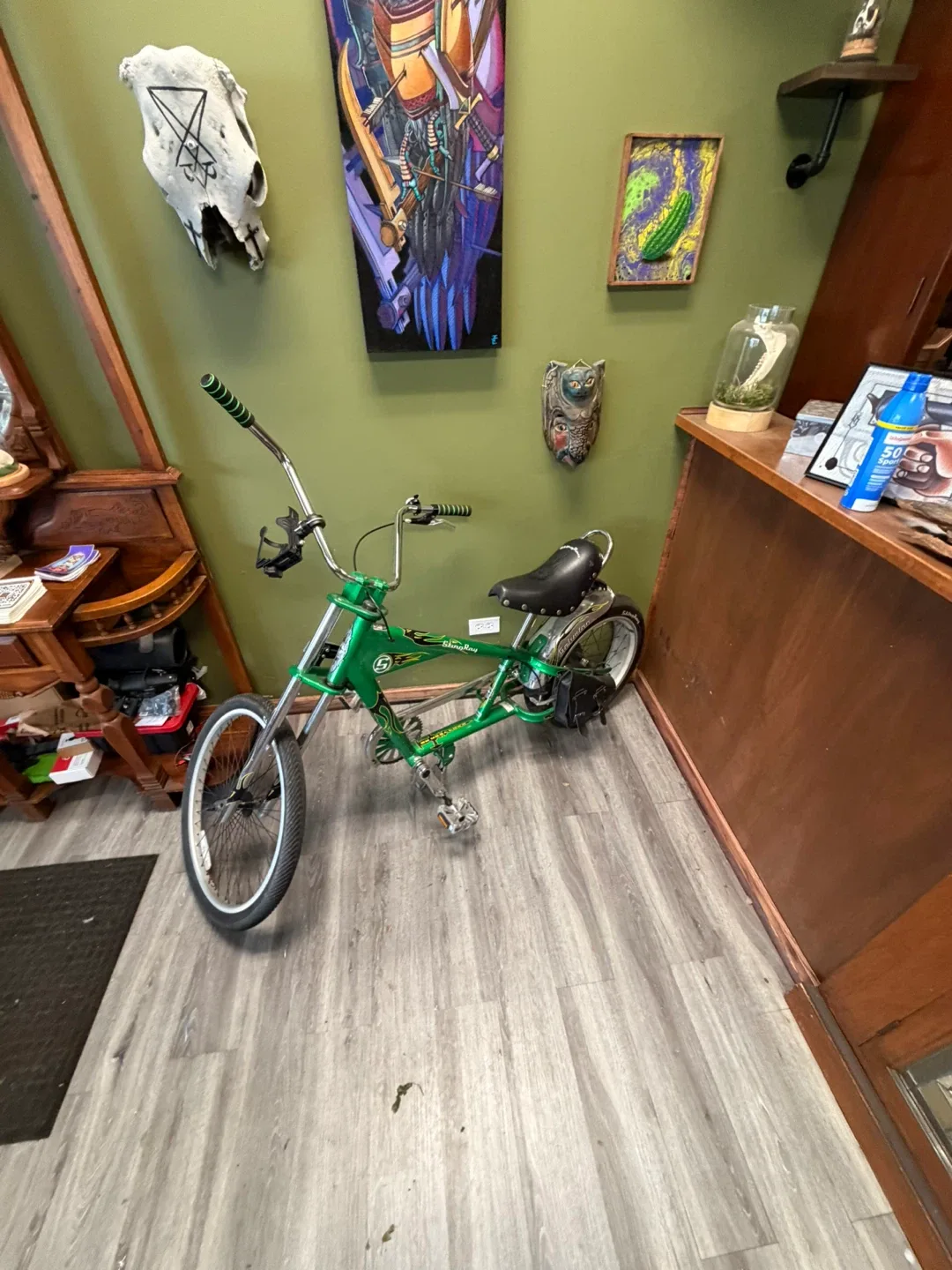 Green Schwinn Orange County  Chopper Bicycle - photo 2