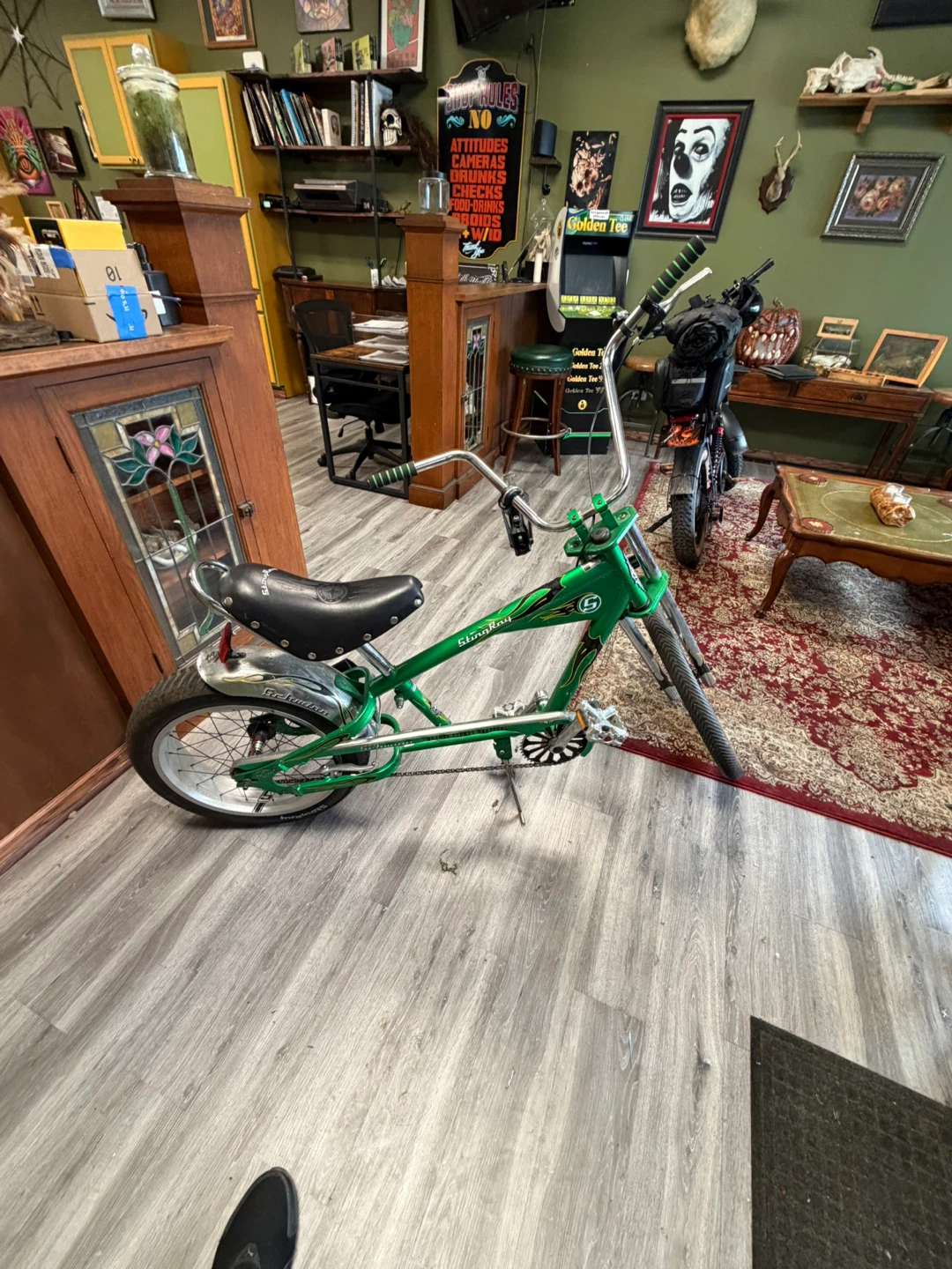 Green Schwinn Orange County  Chopper Bicycle - photo 3