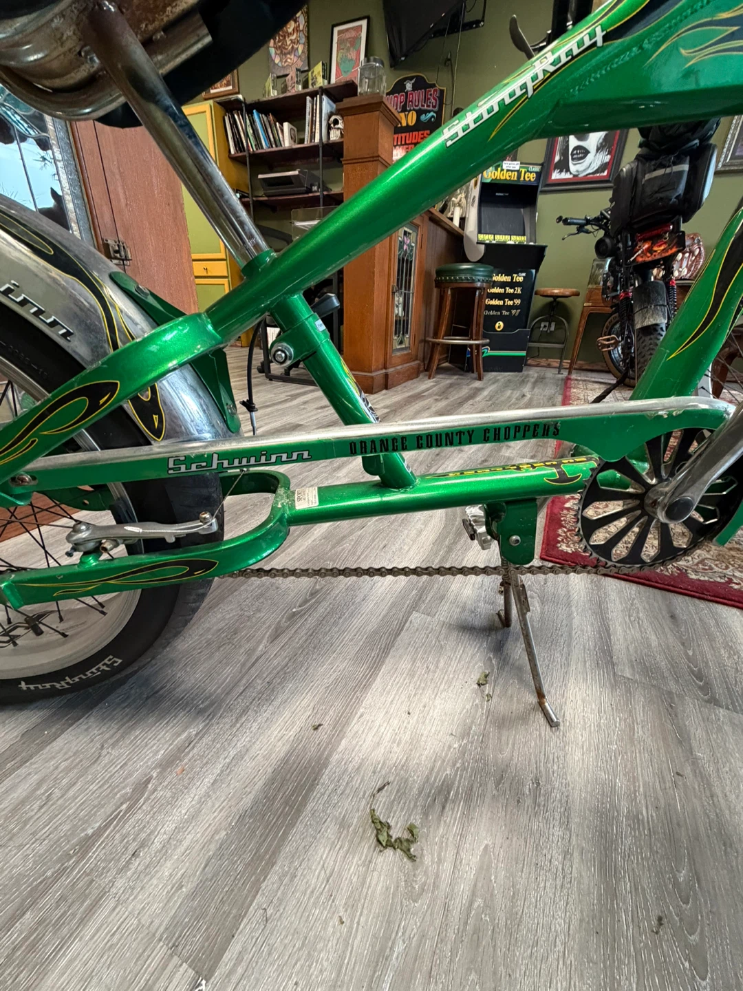 Green Schwinn Orange County  Chopper Bicycle - photo 5