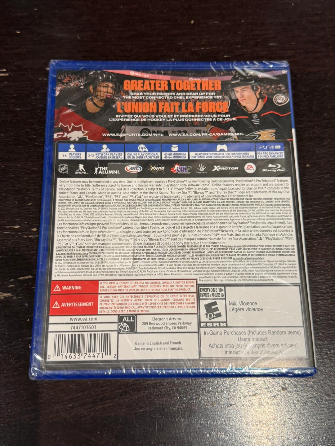 PS4 NHL 23 - Brand new in shrink wrap - photo 3