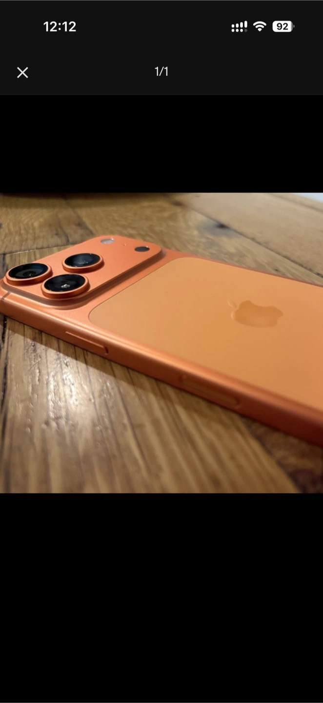 Unlocked 256GB Cosmic Orange Apple iPhone 17 Pro