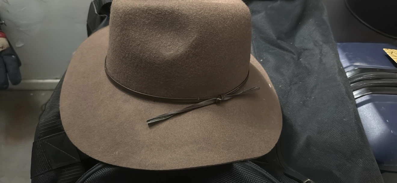 NEW Brown Felt Cowboy Hat - photo 2