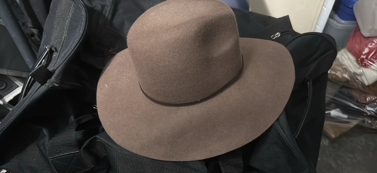 NEW Brown Felt Cowboy Hat - photo 3