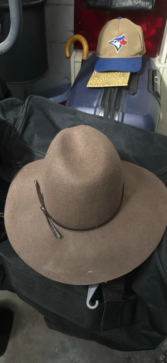 NEW Brown Felt Cowboy Hat - photo 4