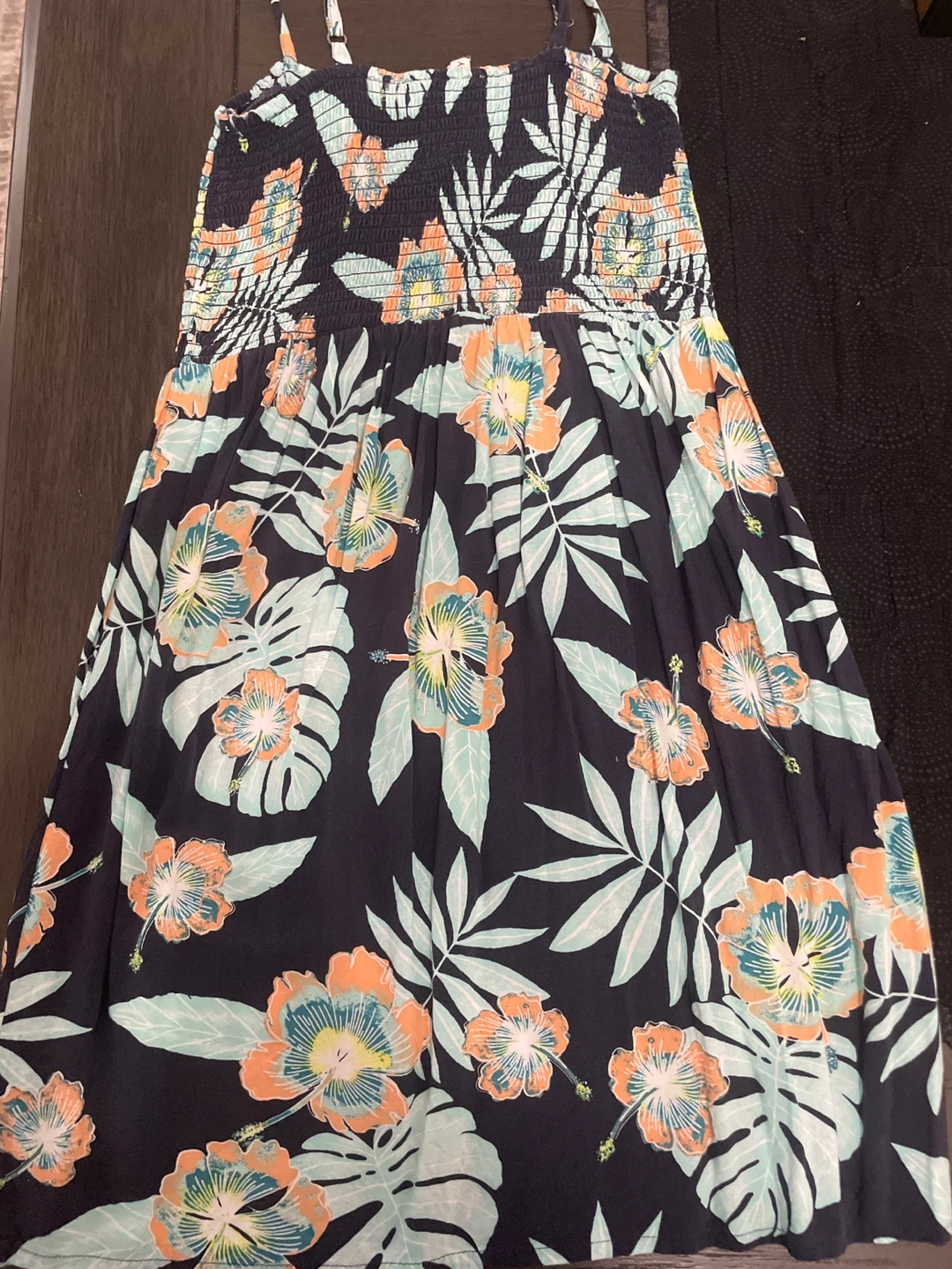 Roxy Tropical Print Smocked Dress Size S - photo 4