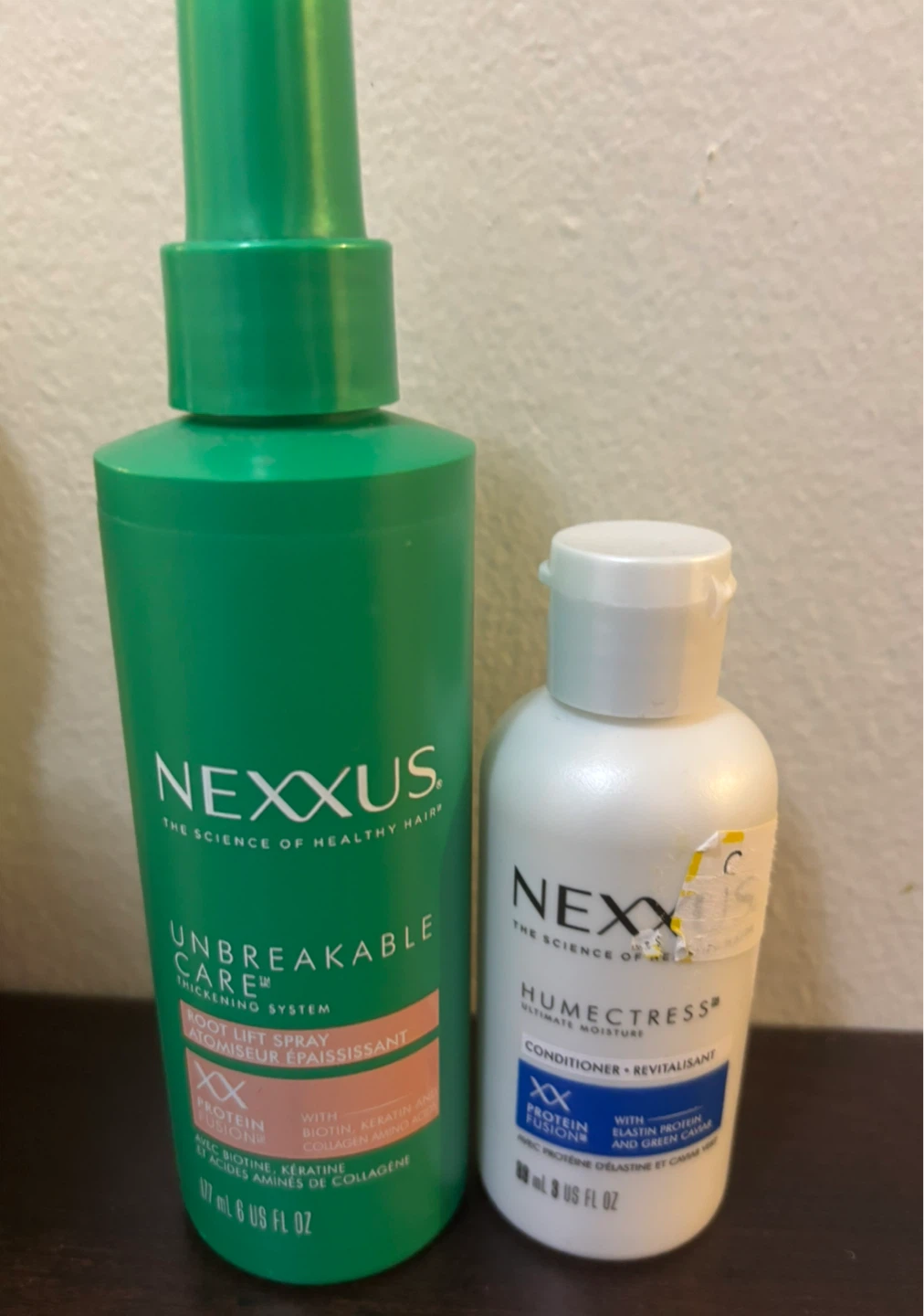 NEW-Nexxus Unbreakable Care Spray & Humtress Conditioner