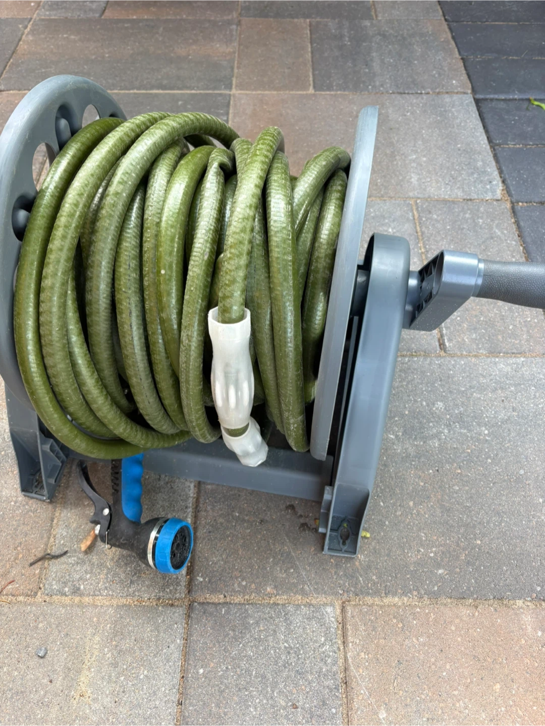 Garden Hose on Reel with Sprayer - photo 2