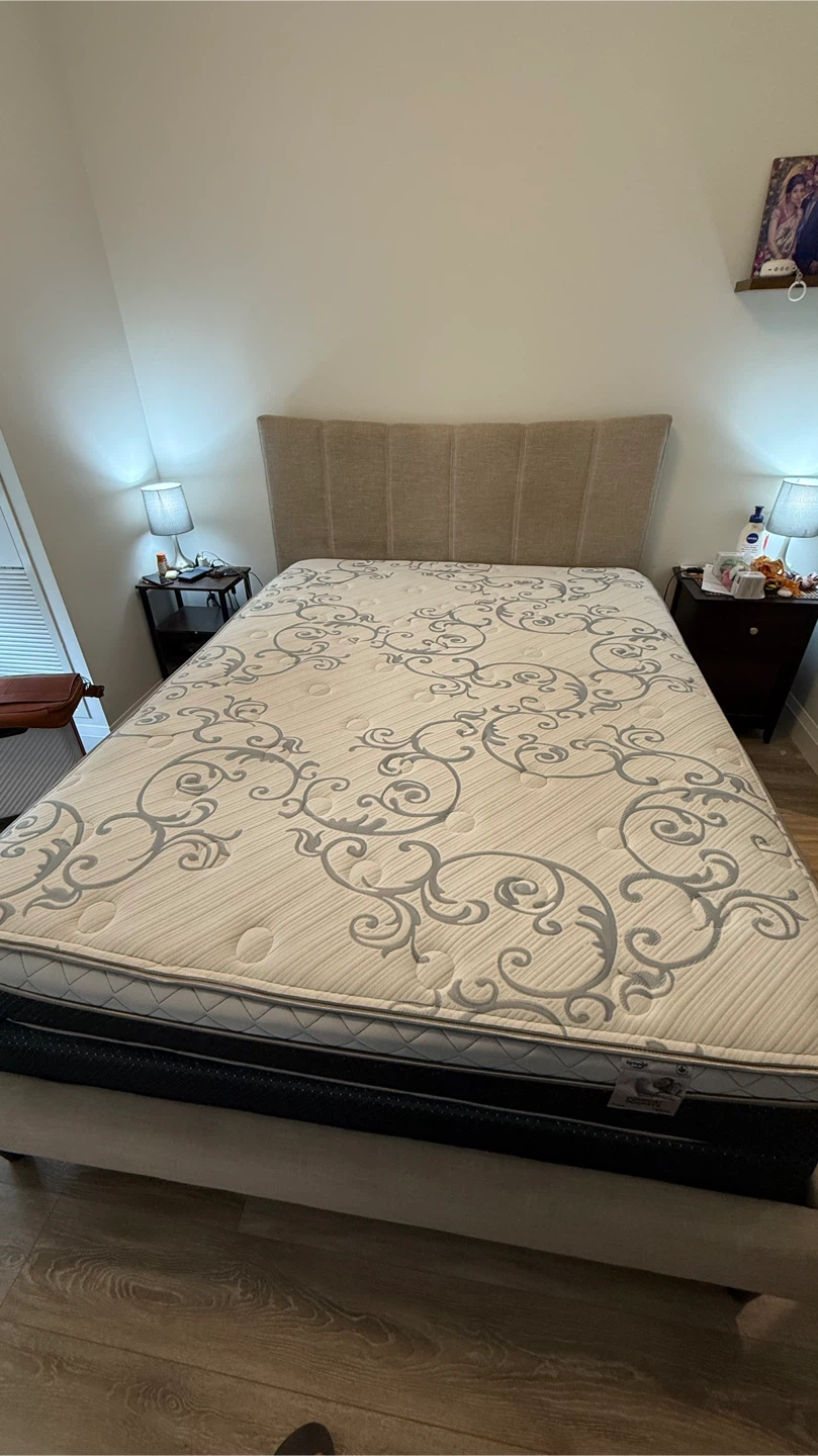 Brics Queen Mattress and Bed and Frame