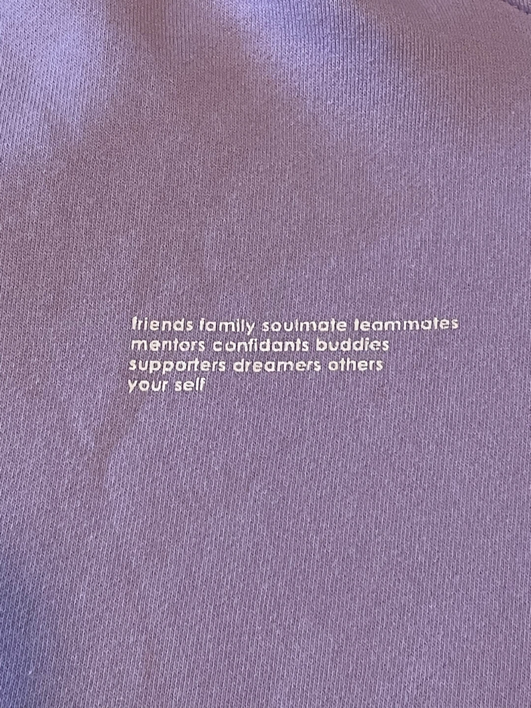 Lisa James Purple "KIND" Sleeveless Hoodie 💜 - photo 2