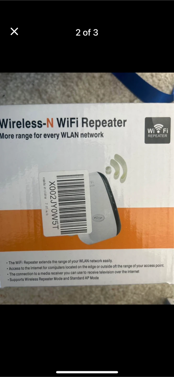 New Wireless-N WiFi Repeater Signal Booster - photo 2