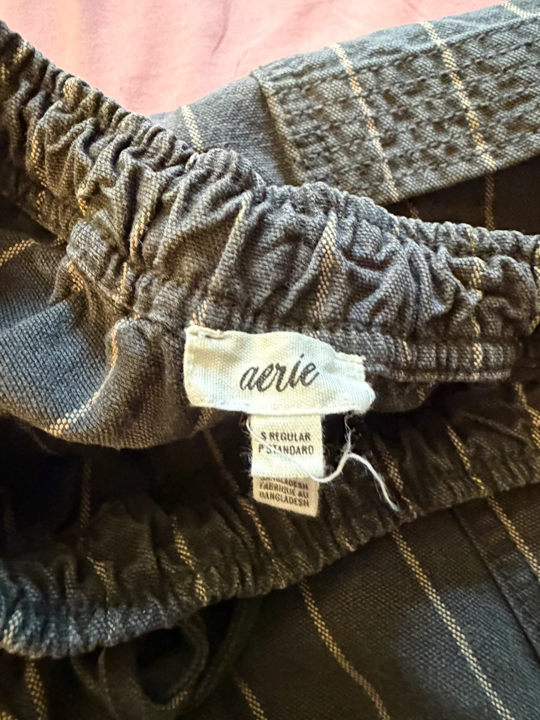 Aerie Striped Wide Leg Pants Size S Regular - photo 2