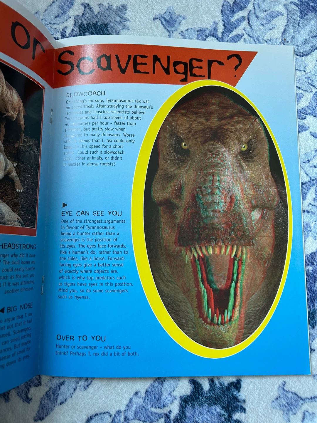 (Paperback) 3D Thrillers! T. Rex Book for 3-D Glasses - photo 2